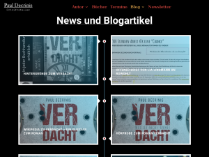 Screenshot des Blogs Schreibkarate