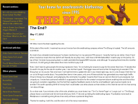 Screenshot des Blogs The Bloog