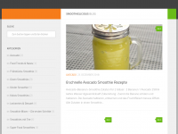 Screenshot des Blogs Smoothielicious
