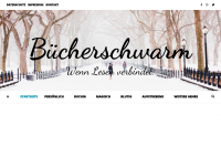 Screenshot des Blogs Bücherschwarm