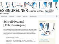Screenshot des Blogs Messingredner
