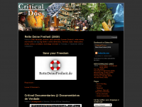 Screenshot des Blogs Crtical Docs
