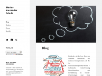 Screenshot des Blogs Marius Alexander Schulz