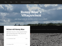 Screenshot des Blogs Ronny Blue´s Alltagsreisen