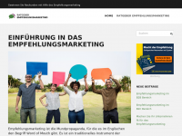 Screenshot des Blogs Ratgeber Empfehlungsmarketing
