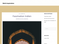 Screenshot des Blogs Welt-Inspiration