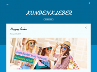 Screenshot des Blogs KUNDENKLEBER