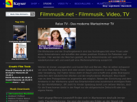 Screenshot des Blogs Filmmusik.net Musik Video TV