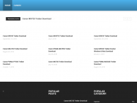 Screenshot des Blogs Canon Treiber Drucker Download
