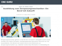 Screenshot des Blogs CNCguru