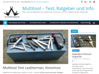 Screenshot des Blogs Multitool Ratgeber