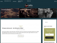 Screenshot des Blogs gentality