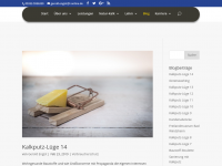 Screenshot des Blogs Kalkputzlüge