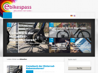 Screenshot des Blogs E-Bike Spass