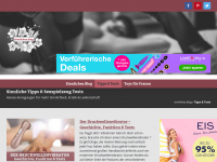 Screenshot des Blogs sinnliches.blog – Mehr Sinnliches für dich!