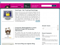 Screenshot des Blogs webmasterpage.net