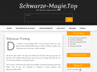 Screenshot des Blogs Schwarze Magie