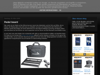 Screenshot des Blogs Musiktechnik