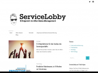 Screenshot des Blogs ServiceLobby