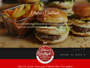 Screenshot des Blogs Andree´s Grillbude