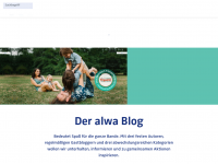 Screenshot des Blogs alwa Blog