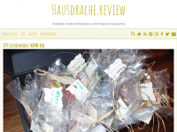Screenshot des Blogs Hausdrache Review