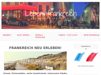 Screenshot des Blogs Leben-in-Frankreich