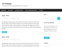 Screenshot des Blogs Der Proktologe