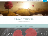 Screenshot des Blogs Himmelsstürmer – mein Weg in ein befreites Leben