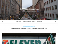 Screenshot des Blogs Stockholm entdecken