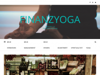 Screenshot des Blogs finanzyoga