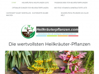 Screenshot des Blogs Heilkräuter – die wertvollsten & lebenswichtigsten Pflanzen voller Vitamine und Nährstoffe