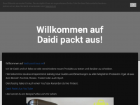 Screenshot des Blogs Daidi Packt Aus