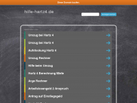 Screenshot des Blogs Hilfe!! Hartz4