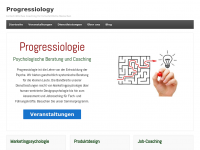 Screenshot des Blogs Progressiologie – Blog