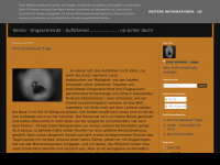 Screenshot des Blogs Echte Wahrhaftigkeiten