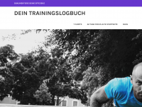 Screenshot des Blogs Trainingslogbuch