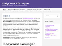 Screenshot des Blogs CodyCross Lösungen