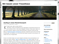 Screenshot des Blogs Wir bauen unser Traumhaus