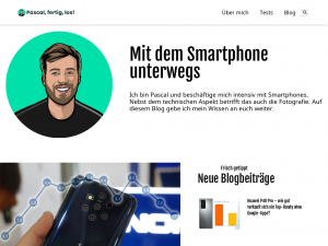 Screenshot des Blogs Pascal, fertig, los!