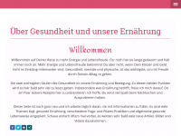 Screenshot des Blogs Energie&Gesundheit