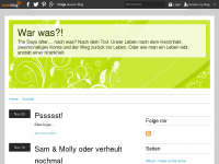 Screenshot des Blogs War was?!