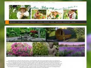 Screenshot des Blogs Gartenblog