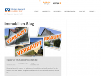 Screenshot des Blogs Immobilienblog der Volksbank Sauerland Immobilien