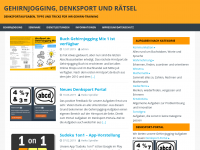 Screenshot des Blogs HirmSport.de Gehirnjogging und Rätsel
