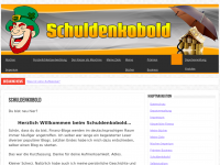 Screenshot des Blogs Schuldenkobold