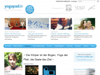 Screenshot des Blogs yogapad.de