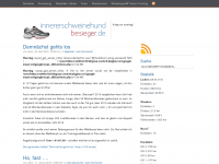 Screenshot des Blogs innererschweinehundbesieger.de