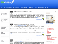Screenshot des Blogs DSL News Blog