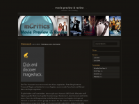 Screenshot des Blogs Movie Preview & Review
